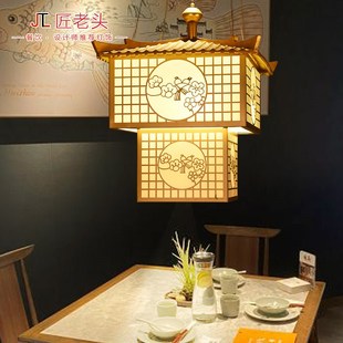 新款餐厅饭店餐桌吊灯带射灯 商用店铺餐饮包厢金色艺术装饰灯具