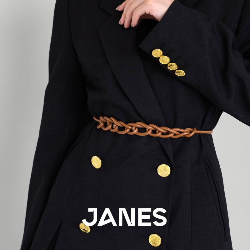 简束气质羊皮绳女士真皮质感腰封百搭高级复古皮带装饰西裤外套