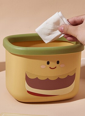 桌面垃圾桶家用2023新款卧室迷你小号学生宿舍书桌上大容量纸篓筒