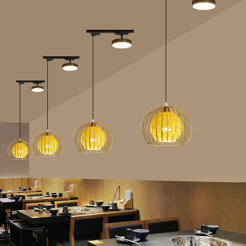 餐厅餐饮吊灯简约个性创意店铺商用网红铁艺餐馆火锅店灯具带射灯,家装灯饰光源,酒店/宴会厅/餐饮吊灯,淘宝优惠券,粉丝福利购,淘宝优惠卷