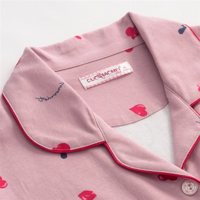 纯棉睡衣女式上衣单件秋天居家可外穿家居服长袖春秋薄款全棉开衫