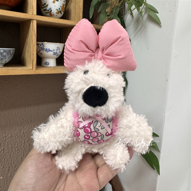 掌门狗挂件可爱毛绒公仔玩偶书包挂饰情侣钥匙扣装饰卡通礼物玩具