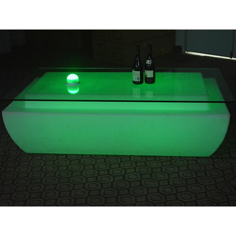 发光家具新款 ktv滚塑发光家具LED发光遥控变色欧式创意塑料茶几