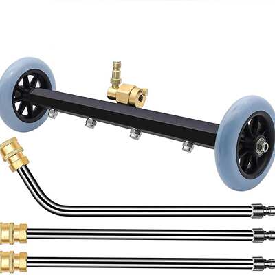 跨境 高压汽车底盘清洗机16英寸环卫路面多功能清洗器4000psi