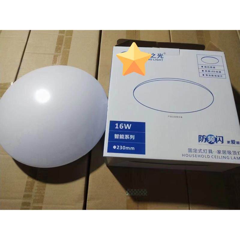 达祥之光雷达感应led吸顶灯16W26W 36W楼道楼梯人体感应全白