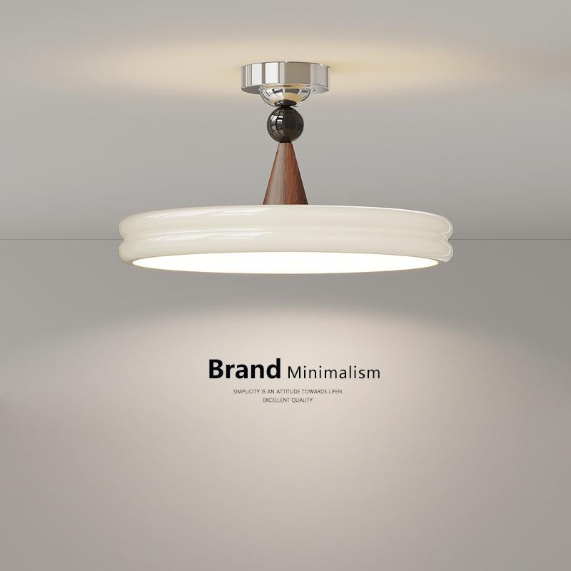 卧室吊灯法式奶油风护眼吸顶灯现代简约主卧灯2025新款中古房间灯