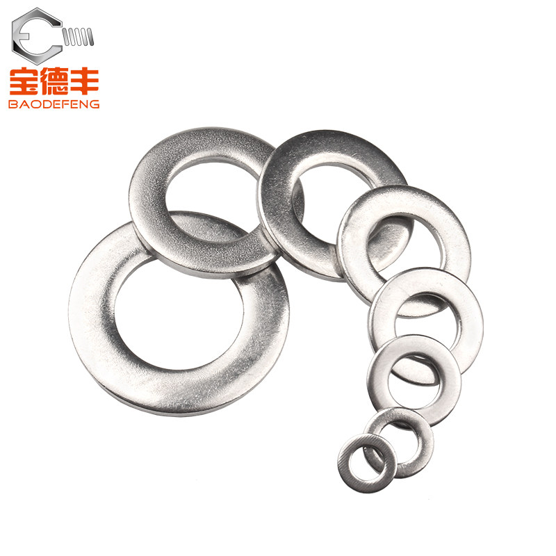 316不锈钢平垫片加大平垫圈金属加厚垫片M5MD6M8M10M12M14/M16-M2