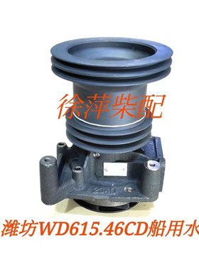 潍坊斯太尔水泵WD615.46CD船用柴油发动机612600060225水泵0225