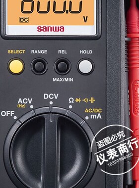 sanwa三和CD800A防烧/防摔型电工数字万用表CD800B/F真有效值表