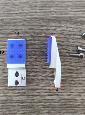 手指气缸平行夹具MHZ2/MHZL2夹爪治具加宽N外夹内撑支架机械手配