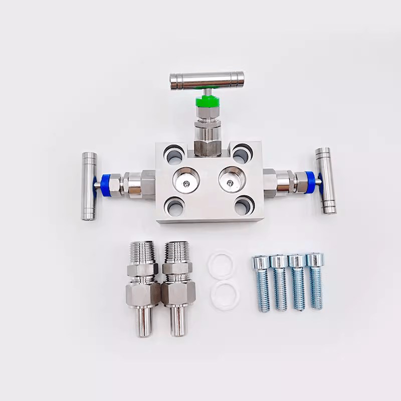 不锈钢SF-2B一体化三阀组罗斯蒙特三阀组EJA3051差压变送器三阀组