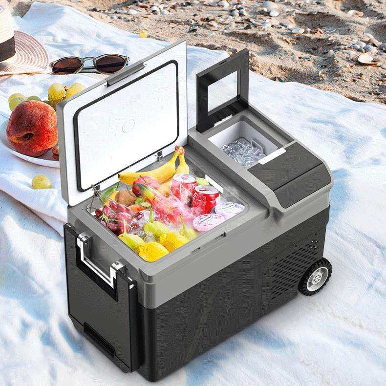 车载冰箱车家两用压缩机制冷12V24V冷冻冷藏货车卧铺小电冰箱