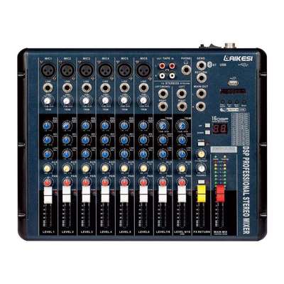 迷你调音台6路10路专业小型会议舞台表演mixer混音器mini调音台