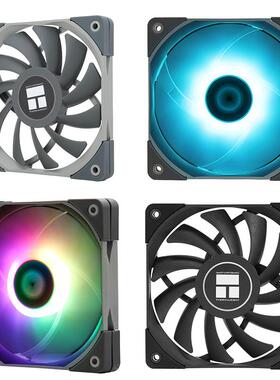 利民 12cm性能级台式电脑机箱风扇幻彩发光S-FDB轴承PWM温控静音