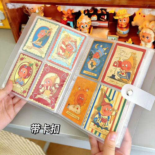 盲盒卡片收纳册泡泡玛特手办身份卡片收集本小卡收藏册大容量卡包