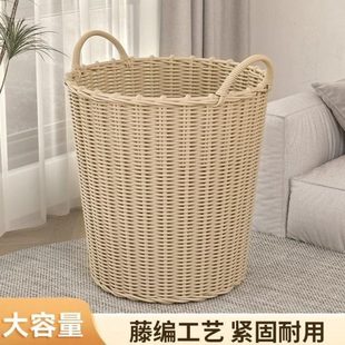 衣服收纳箱编织篮家用脏衣篓脏衣篓脏衣服收纳筐手提脏衣篓长方形