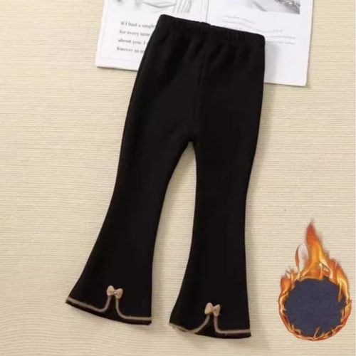 女童秋冬喇叭裤宝宝洋气