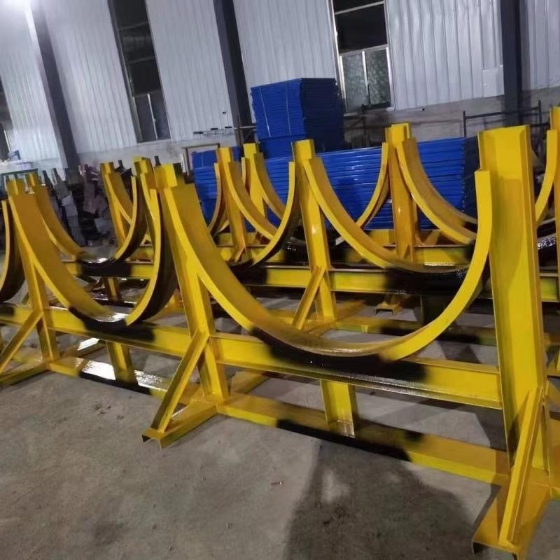 钢筋笼堆放架存放架新款U型钢支架钢筋胎架钢筋笼定位架厂家