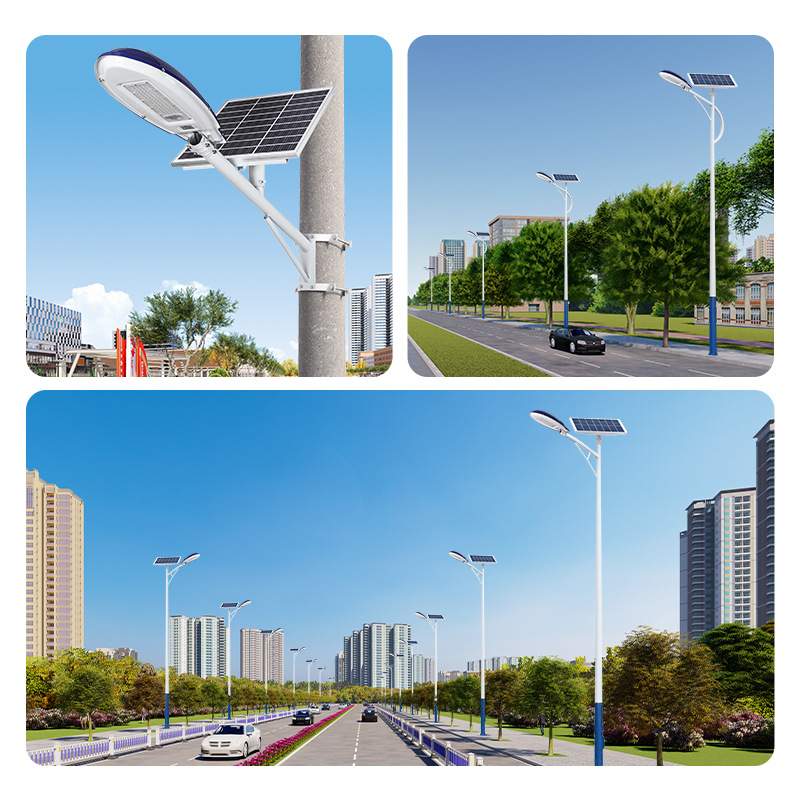 太阳能路灯6米LED照明庭院灯新农村市政工程感应路灯杆天宝款