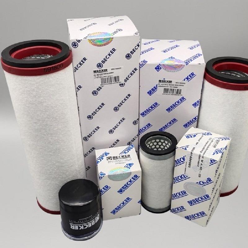 BECKER贝克真空泵U4.40排气滤芯965414U5.100过滤器965415