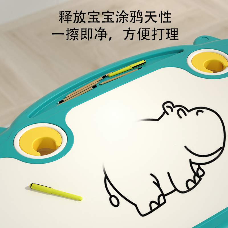 儿童书桌学习桌椅子写字桌简易家用小学生单桌可升降幼儿画画桌子