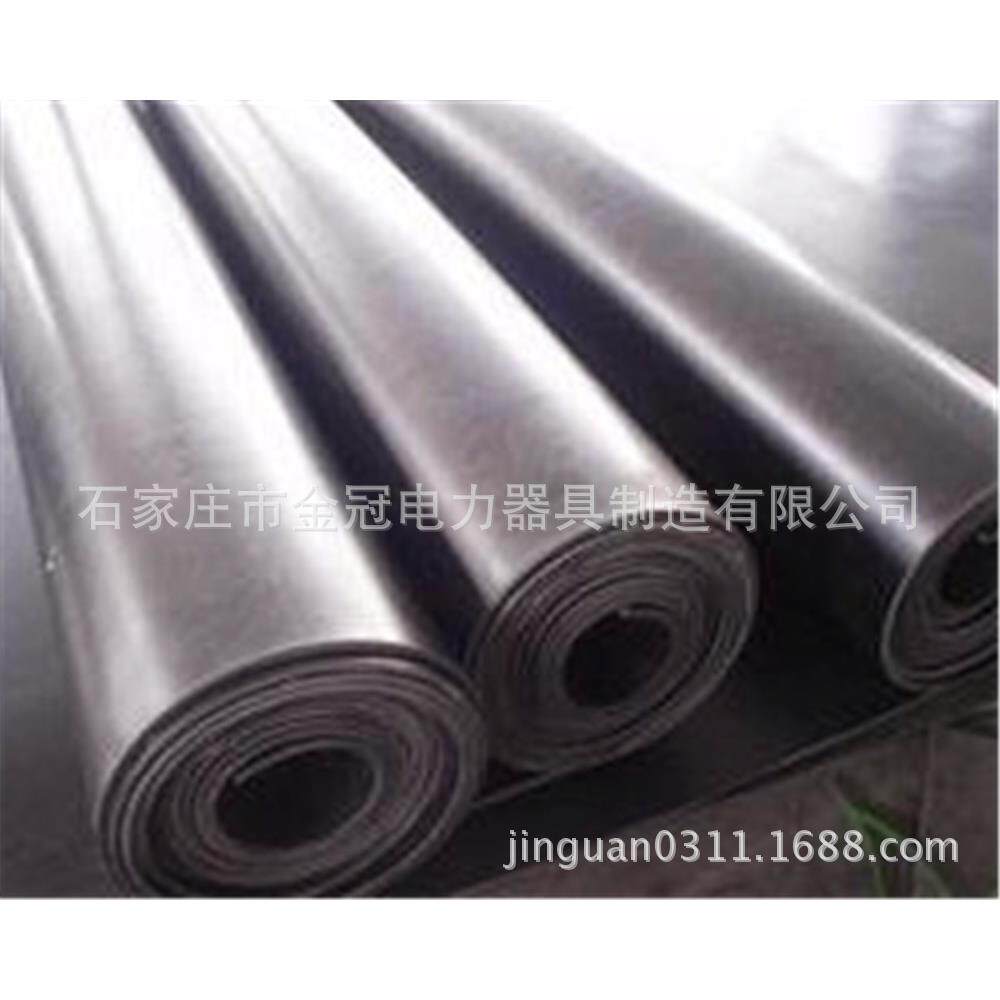 黑色绝缘胶板电力绝缘垫6mm8mm10mm电厂电站工厂用绝缘胶垫