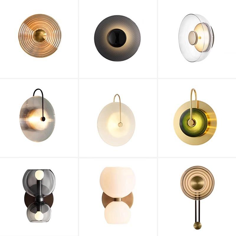 后现代壁灯简约客厅过道卧室床头灯北欧设计师软装样板间装饰壁灯