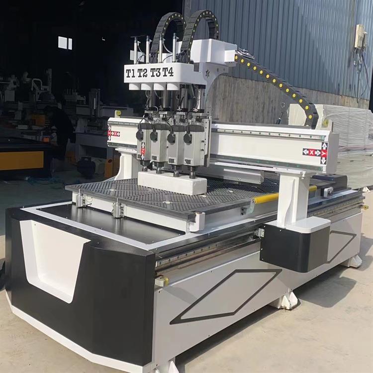 1825双机头寿材雕刻机木工雕刻机数控电脑棺材棺木雕刻机