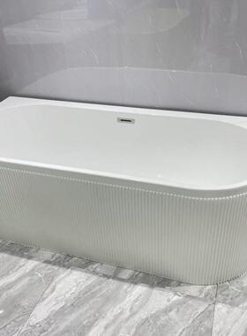 Dzp新款亚克力一体成型家用加厚浴室浴缸浴盆免安装酒店宾馆洗澡