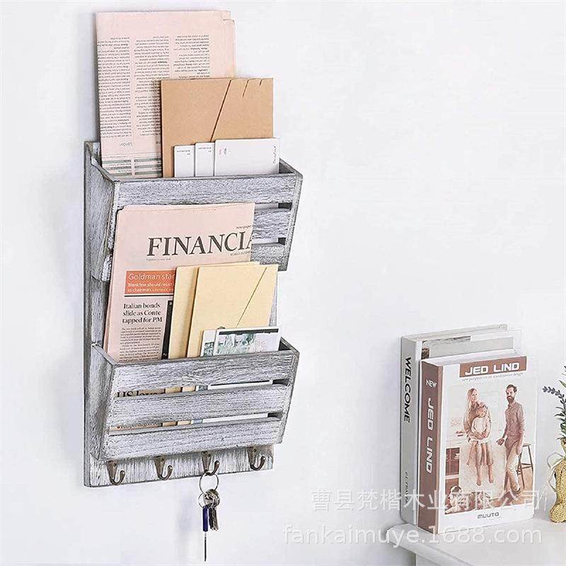 实木邮件收纳盒壁挂架木质壁挂文件信件笔记本储物架办公家装饰架,鲜花速递/花卉仿真/绿植园艺,割草机/草坪机,淘宝优惠券,粉丝福利购,淘宝优惠卷