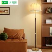 法式 复古中古风落地灯客厅氛围灯高级感欧式 卧室沙发书房台灯L002