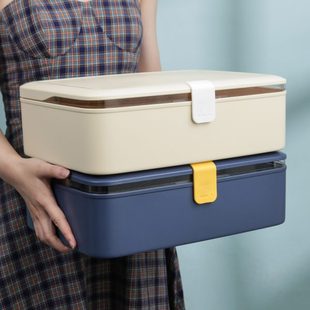 证件收纳包家用盒家庭盒子整理箱证书多功能a4神器重要文件收纳