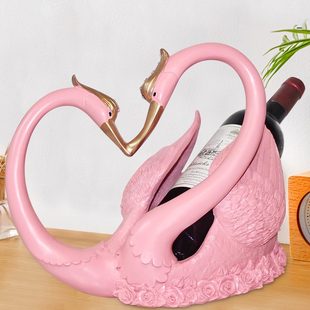 酒柜装 红酒架摆件轻奢高档家用葡萄酒斜放酒瓶架立式 饰置物架