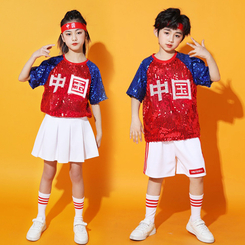 六一儿童啦啦队演出服幼