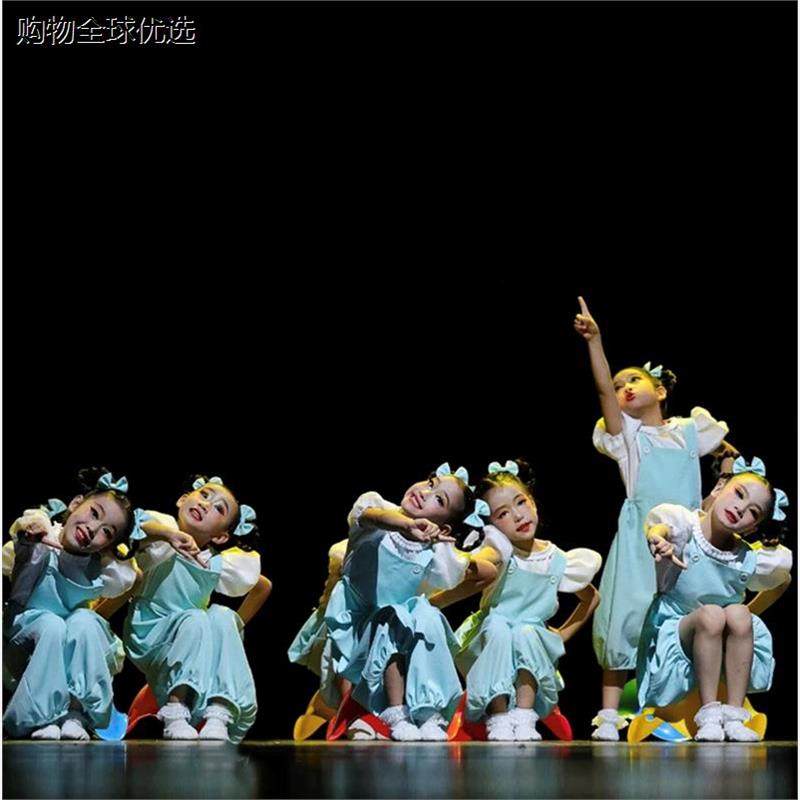儿童演出服一年级我不怕舞蹈服书本道具幼儿园毕业班表演服蓬蓬裙