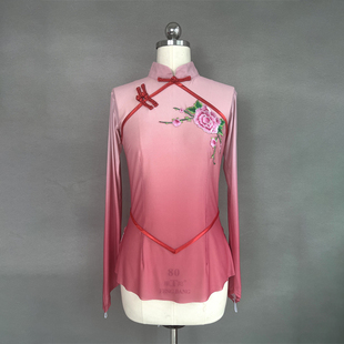 胶州舞蹈演出服女成人艺考练习练功身韵纱衣东北秧歌广场舞表演服