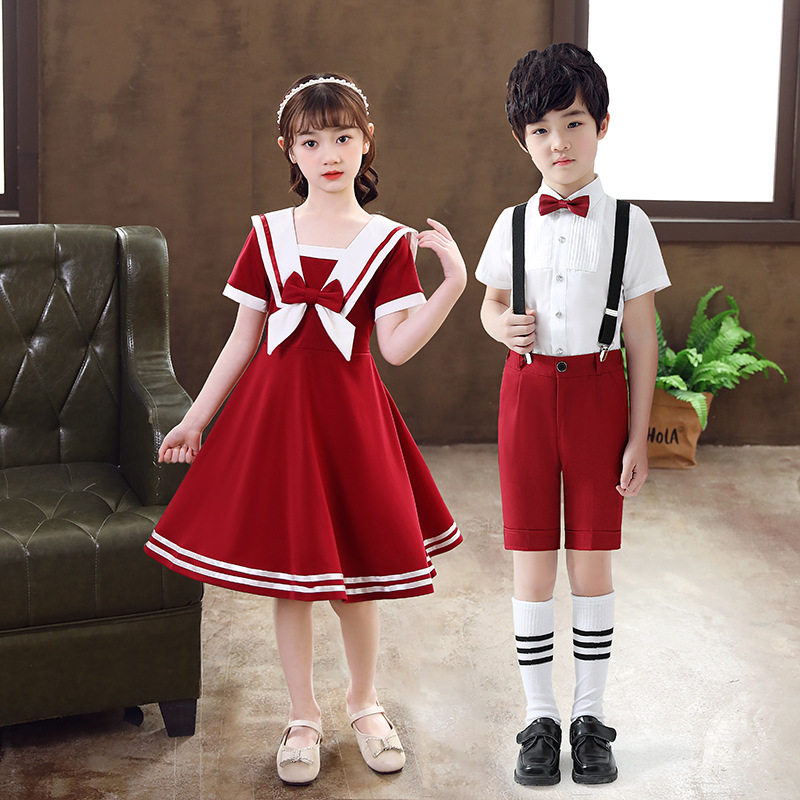 六一儿童演出服小学生大合唱女童