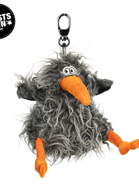 Beaststown开溜鸟挂偶包包挂件毛绒玩具个性潦草玩偶公仔生日礼物