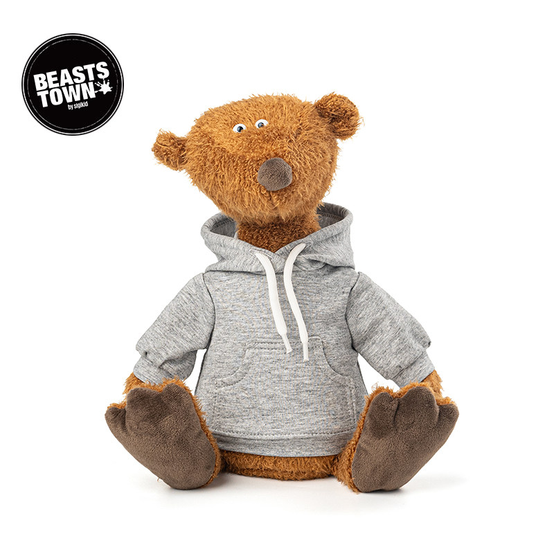 Beaststown毛绒玩具服装娃娃衣服 粘人系列玩偶帽衫卫衣小白T恤
