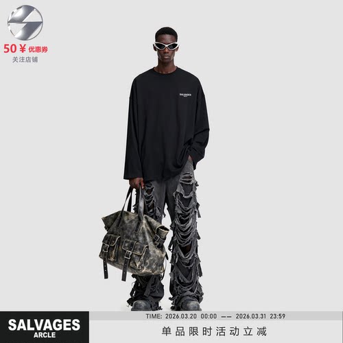 SALVAGESARCLE长袖宽松圆领