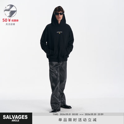 SALVAGES秋冬连帽炸街连帽卫衣