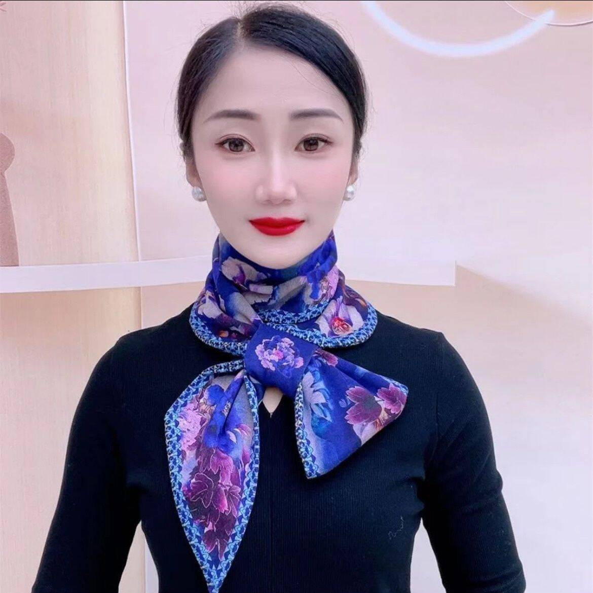 秋冬新款彩色花卉螺纹棉古