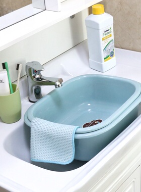极速Plastic washbasin household vegFetable washing basin was