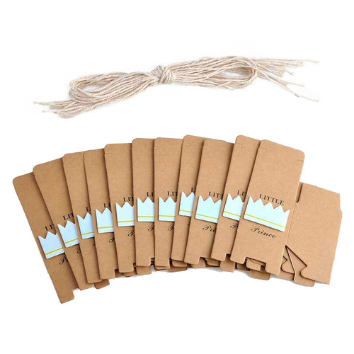 新品Joy-Enlife 20mpcs Kraft Paper Candy Box Baby Shower Gift