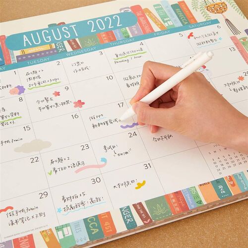 极速2023f年桌历大版台历桌面日历垫特大办公备忘录工作记事大号