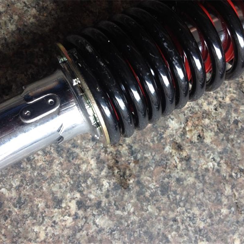 新品摩托电动车后减震器液压单双弹簧加粗D避震一对25 27 29 31cm