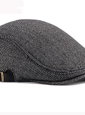 极速HT2888 Berets Men High QualityD Autumn Winter Wool Hat S