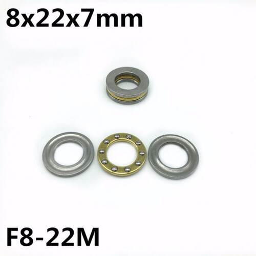新品50Pcs F8-22M 8x22x7mm Axial Ball Thrust BearingV plane t