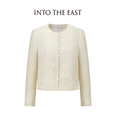 Into The East己印柞蚕丝绣花手工盘扣外套