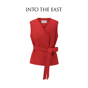 Into The East己印红色飘带马甲